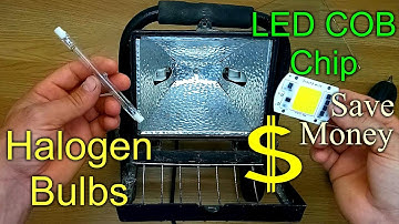 Converting Halogen Work Light to LED