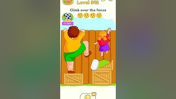 Climb over the fence | dop 2 (delete One part 2) | dop 2 level - 342 | #dop2 #trending #viralshorts