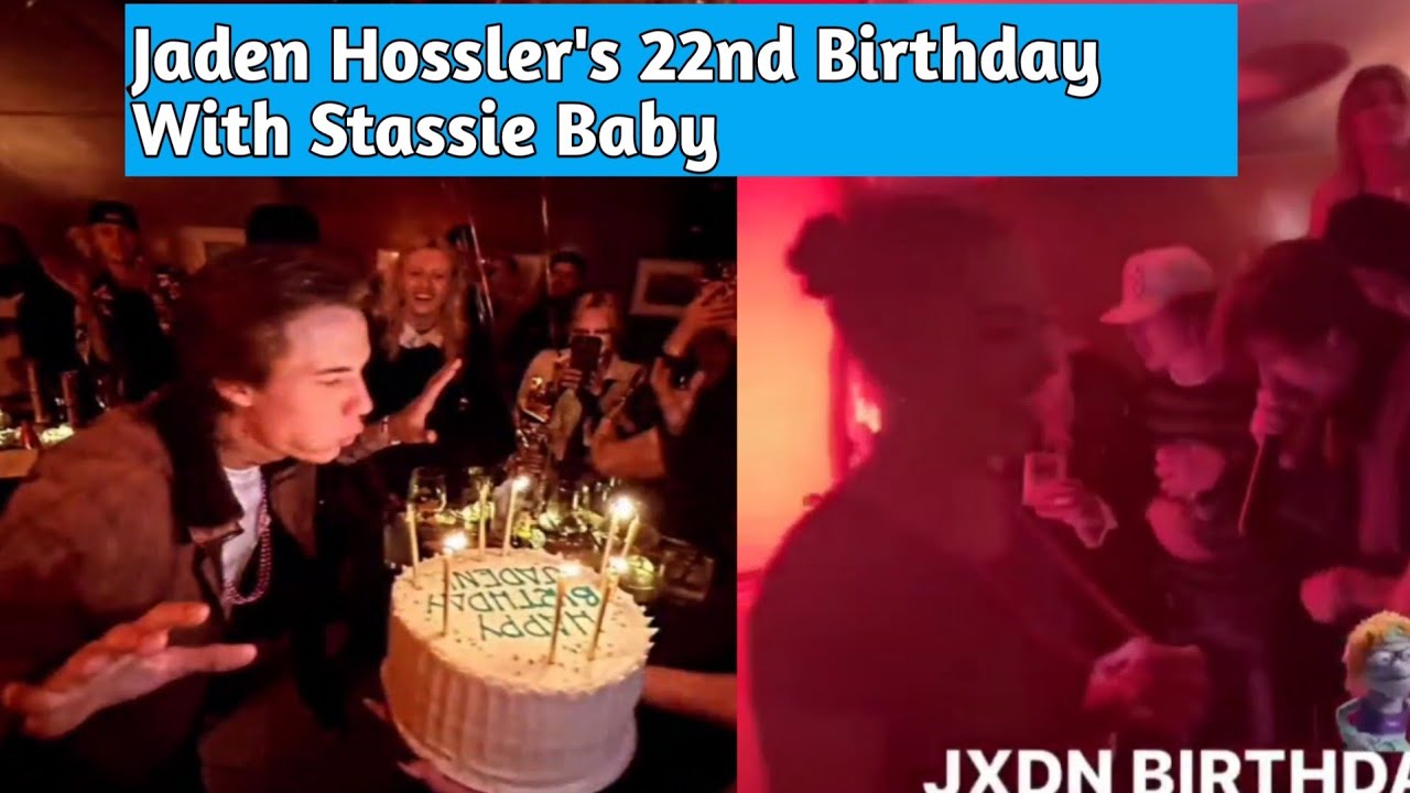Jaden Hossler’s 22nd Birthday Live Celebration with Stassie Baby