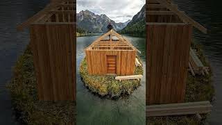 #cabin #island #lakehouse #cozycabin #offgrid