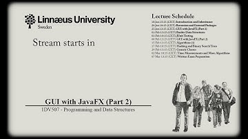 1DV507 - Lecture 06 - GUI with JavaFX (Part 2)