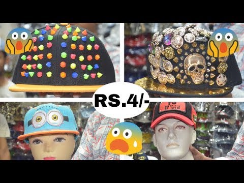 Cap Wholesale Market In Sadar Bazar - Fancy Cap Collection 2018 - Delhi - 동영상