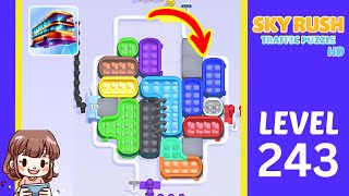 Sky Rush Traffic Puzzle Level 243 Solution Walkthrough