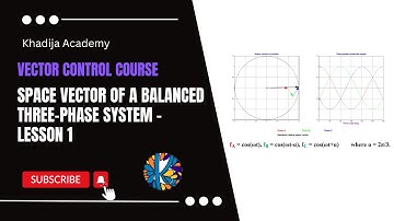 Space Vector of a Balanced Three Phase System - Lesson 1
