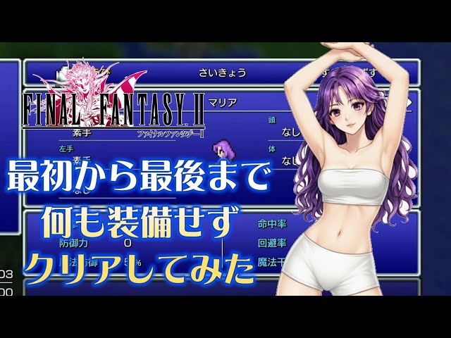 FF2] I tried to complete the game from start to finish without any
