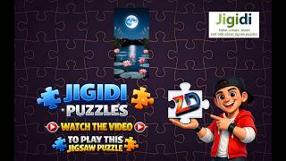 Jigidi Jigsaw Puzzles - Lotus Flowers Under the Moonlight