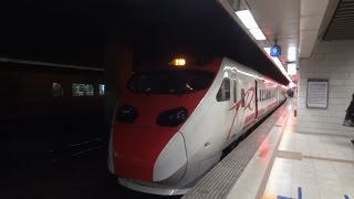 110次普悠瑪自強號板橋站開車(TED2003+TED2004)(交會513次莒光號)
