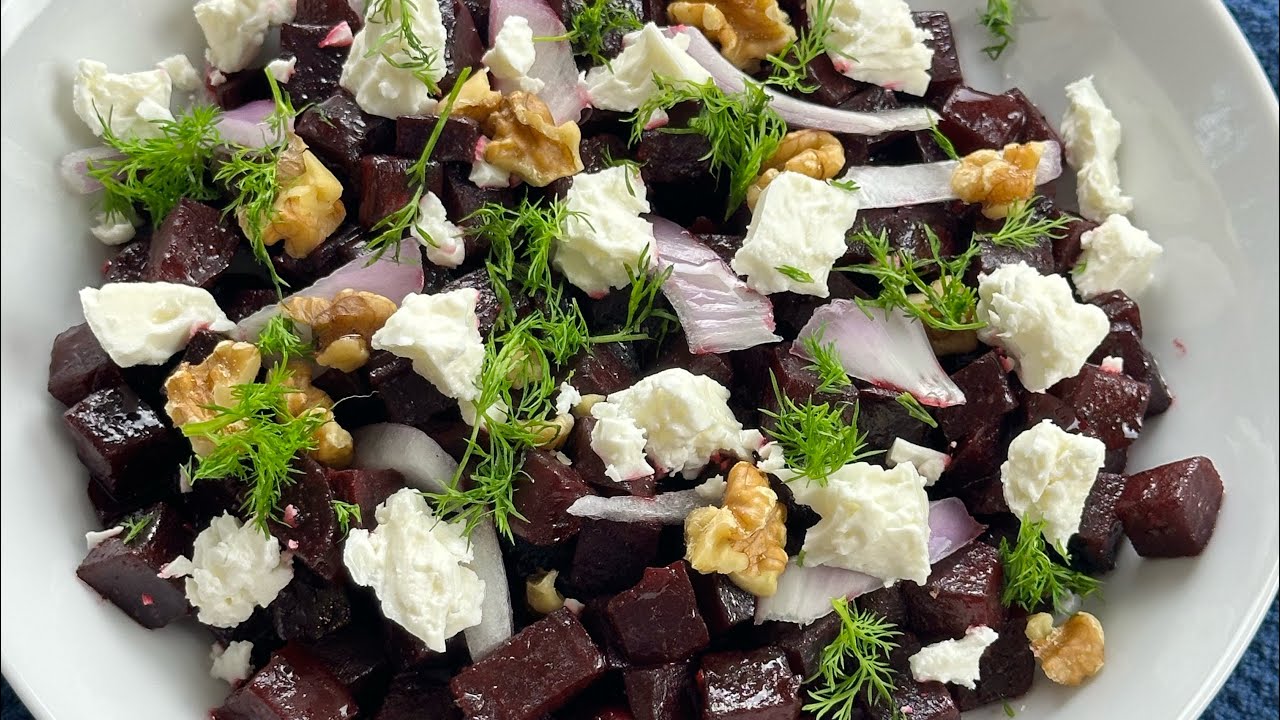 Roasted Beet Salad | heart healthy and full of antioxidants