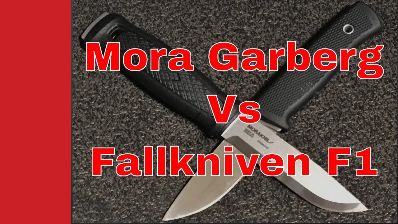 Mora Garberg vs Fallkniven F1 Battle of the 100 Swedish Knives YouTube