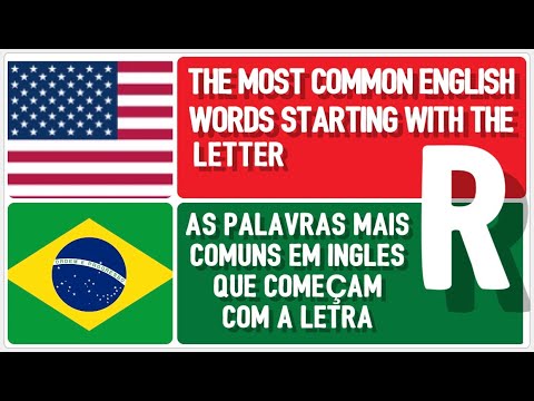 AS PALAVRAS MAIS FALADAS EM INGLÊS QUE COMEÇAM COM A LETRA R - YouTube