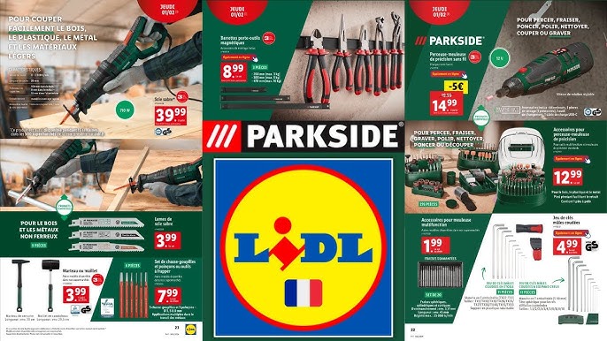 soldes d'hiver LIDL janvier 2024 💥 Arrivage bricolage PARKSIDE -  SILVERCREST - ERNESTO 🔥 10/01 