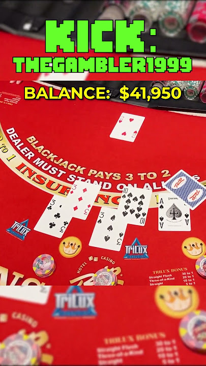 WINNING $12,000 WITH A CRAZY SPLIT! #blackjack #casino #gambling