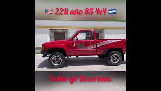 🔥 Toyota 22R año 1985 Doble eje Resortado, una reliquia para los amantes de lo bueno 🇺🇸🇭🇳😎