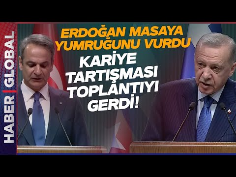 Erdoğan'ın Kariye Sözleri Miçotakis'i Çıldırttı: Erdoğan Masaya Vura Vura Yanıtı Verdi: Camii!