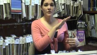 Ordering and Measuring for Vinyl Mini Blinds - www.InteriorDecorating.com