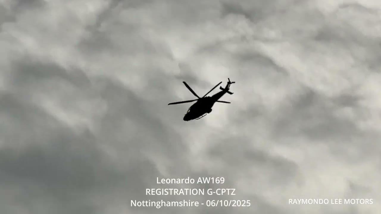 Leonardo AW169 (G-CPTZ) Spotted | Modern Twin-Engine Helicopter