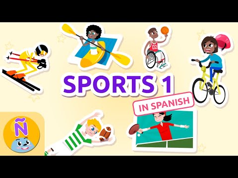 SPORTS Part 1 ⚽ Los DEPORTES Parte 1 🏀 Bilingual Spanish Vocab for Kids