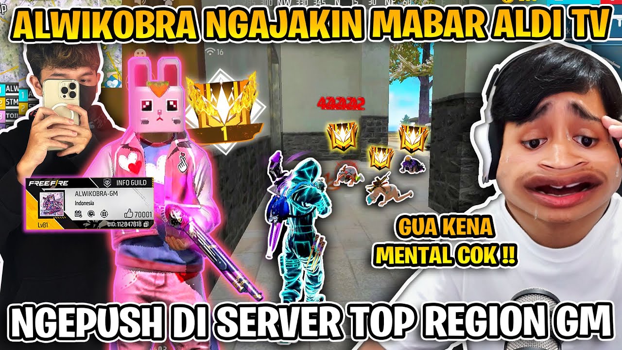 GUA KENA MENTAL MAIN DI SERVER TOP REGION GM SAMA ALWIKOBRA !!