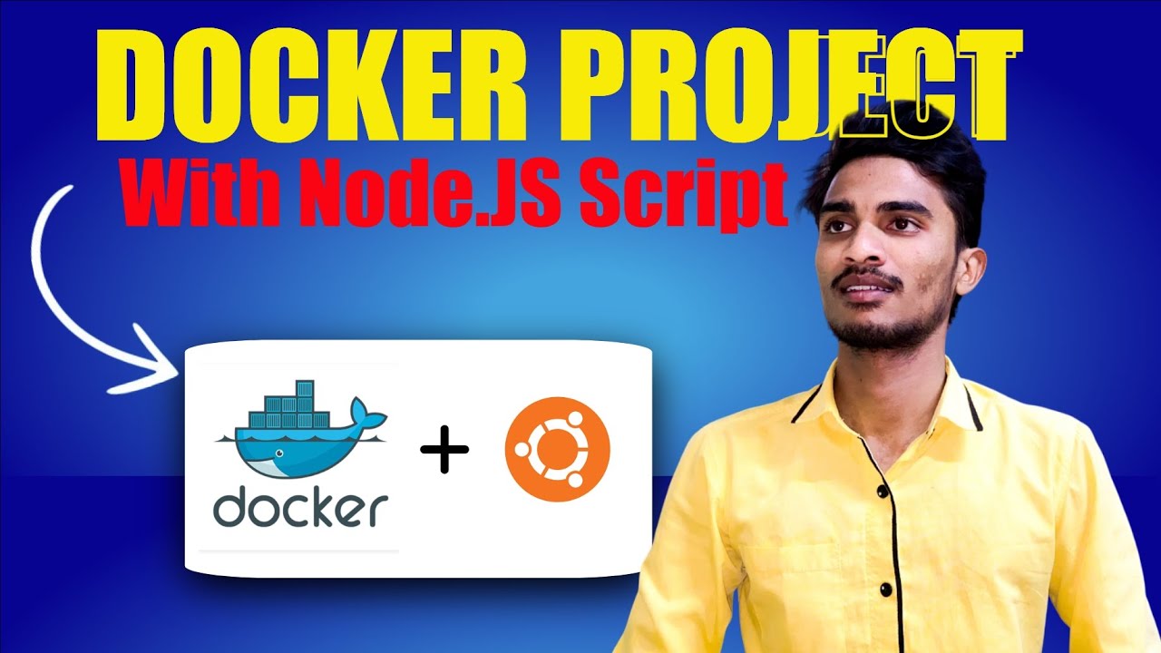 Docker Project | Dockerize Your First Node.js App! (Beginner’s Guide) 🔥
