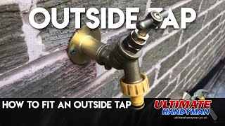 How to fit an outside tap