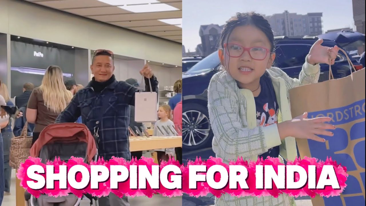 Shopping for India 🇮🇳 #tibetanvlogger 