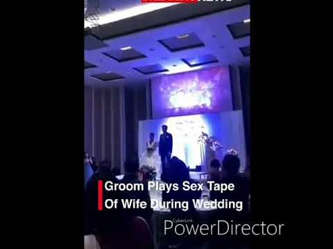 Groom Plays Sextape of Cheating Wife During Wedding A Chinese Man Shocks Friends and Family. photo