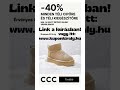🔥 TÉLI KIÁRUSÍTÁS: 40% KEDVEZMÉNY A CCC-NÉL! 🔥 #shorts #magyar #shortmagyar #kuponkiraly #ccc