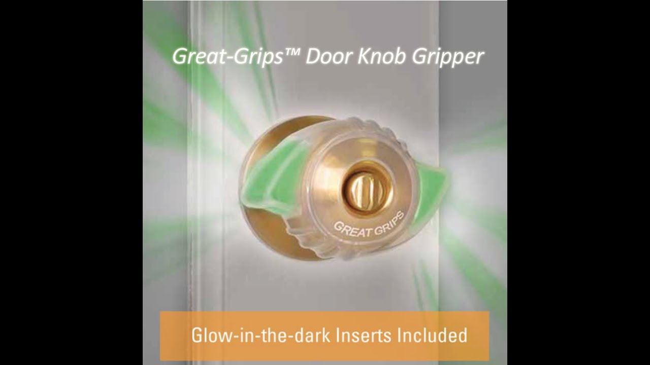 GreatGrips™ Door Knob Gripper YouTube