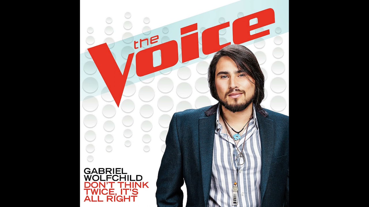 Gabriel Wolfchild | Don't Think Twice, It's All Right | Studio Version | The Voice 8