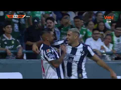¡GOL DE LOS RAYADOS DE MONTERREY! Gol de Jesús 'Tecatito' Corona tras un error. #LigaMexWIN 🔵⚪⚽🔥