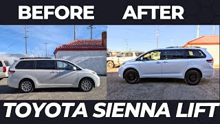2012 AWD Toyota Sienna 3.5' Lift Kit Install | Journey's Off Road | Lifted Minivan |