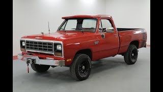 1985 Dodge Power Ram Youtube