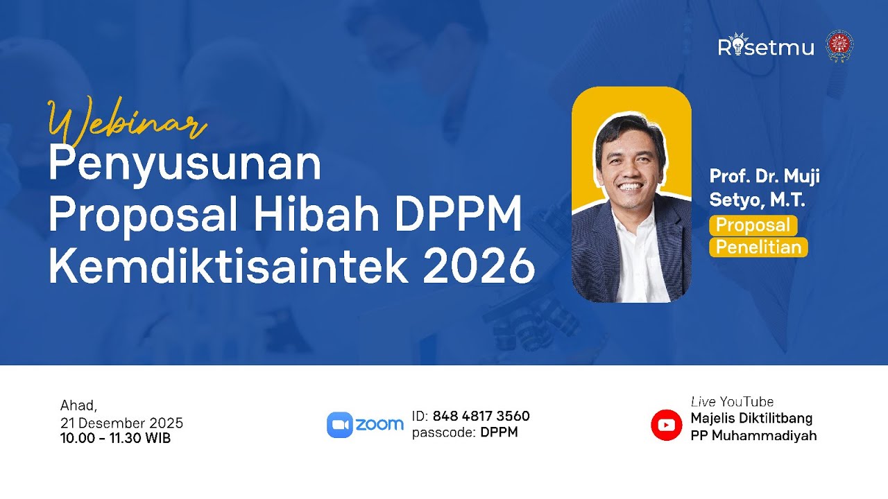 Webinar Penyusunan Proposal DPPM | Proposal Penelitian