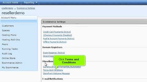 How to set your Terms and Conditions in WebsitePanel (www.webpromo-inc.com)