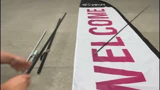 How to install a feather flag