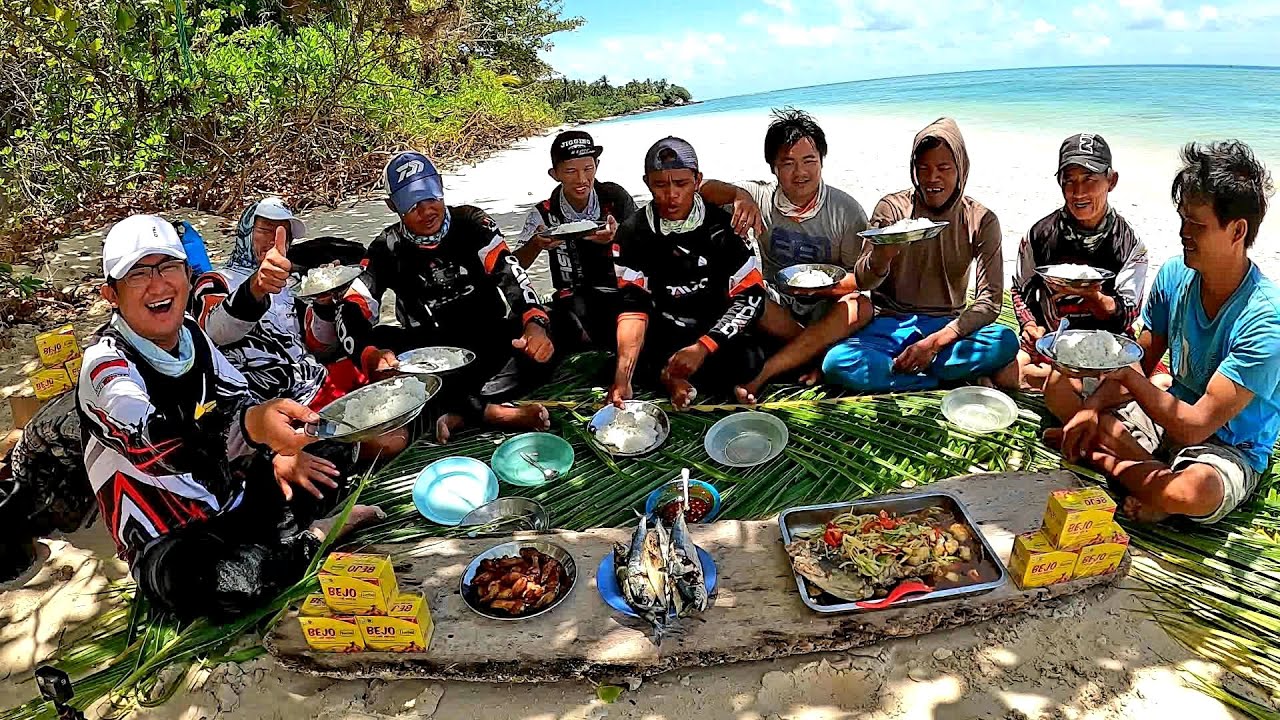 SURGA PARA PEMANCING !! UMPAN JATUH LANGSUNG DI SAMBAR, LANGSUNG MASAK DI PULAU - DAY 2