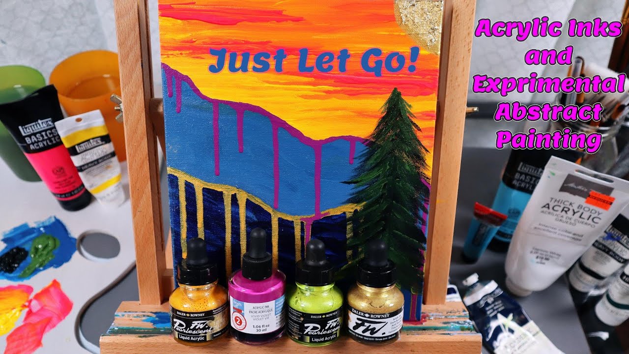 Acrylic Inks and Abstract Acrylic Painting