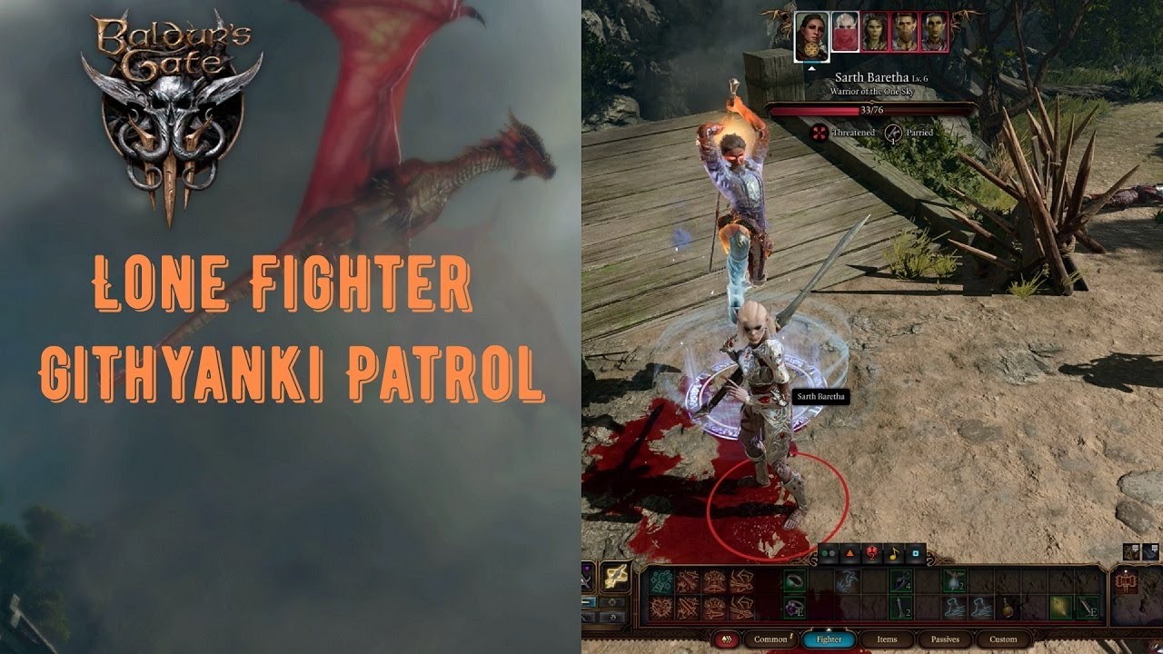 Baldur's Gate 3 Githyanki  solo Battlemaster Tactician mode