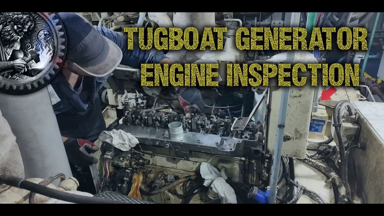 Tugboat Generator Engine Inspection | GreekCraftsman | Ep. 13