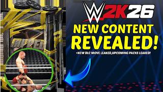 WWE2K26: NEW CONTENT REVEALED, NEW DLC MOVE LEAKED, MYFACTION PACKS LEAKED & MORE