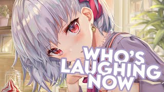 【Nightcore】 Ava Max - Who's Laughing Now || lyrics