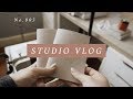 Studio Vlog 03 : Restocking my shop & making lots and lots of journals