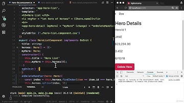 Learning Angular 7 from scratch - Part 3-4 - Passing Data to Events