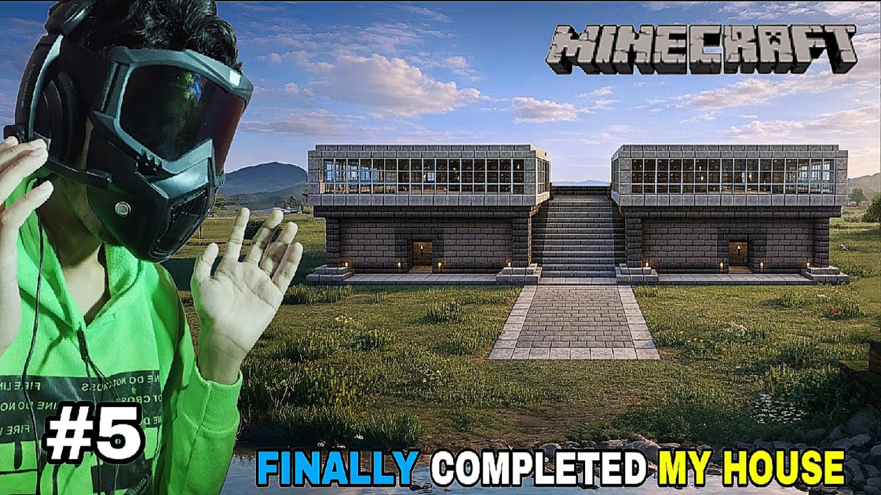 Completed Building My House | Minecraft Adventure | Armed Gaming 2.0