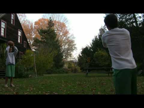 Impossible bball shot w/baseball bat- clean version