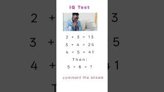 IQ Test questions for me 😧#shorts