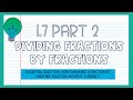 Dividing Fractions by Fractions Quiz