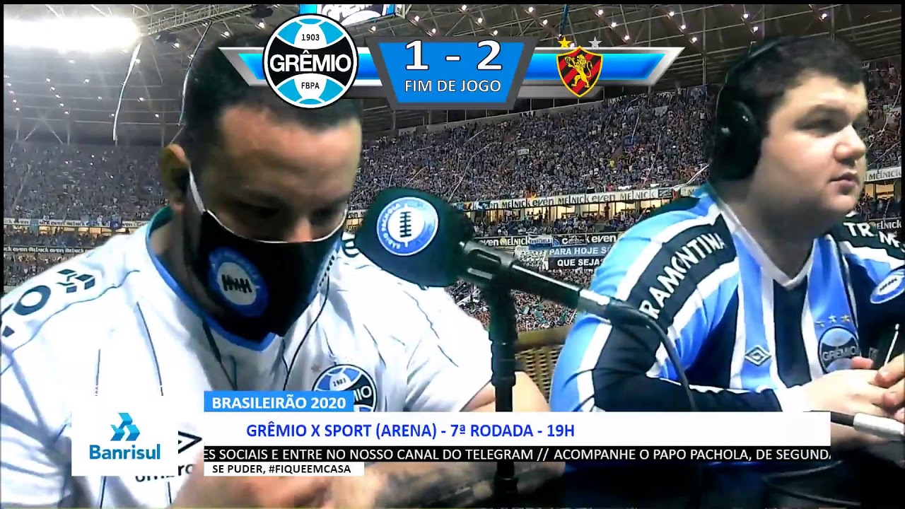 GRÊMIO X SPORT 03.09 AO VIVO