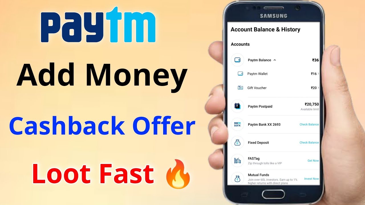 Paytm wallet Add money offer Loot Fast 😍