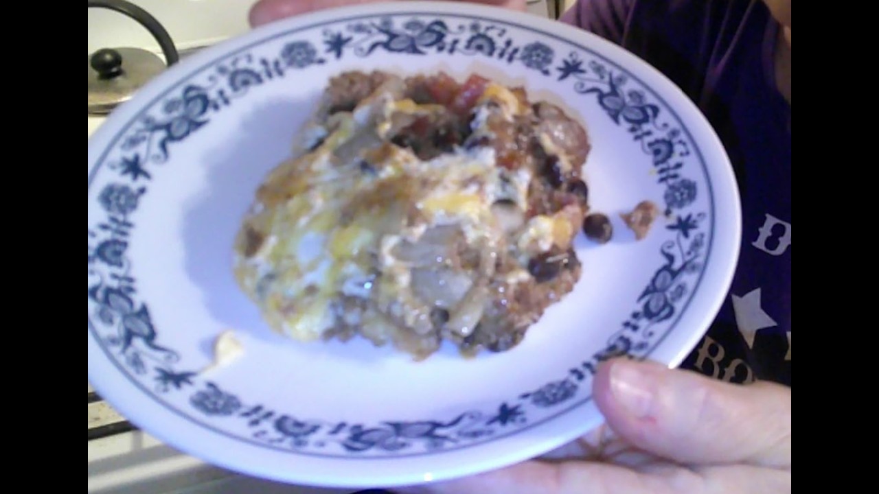 Biscuit Crusted Taco Casserole